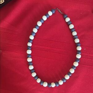 Vintage lava bead necklace